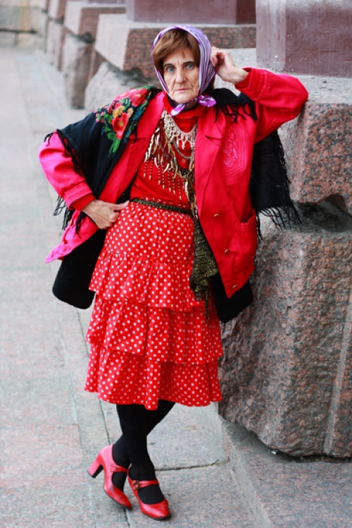 Мода старых женщин и мужчин из России 2014