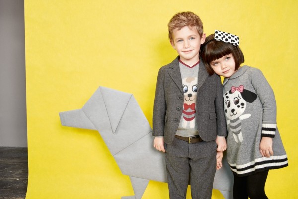 Одежда для девочек и мальчиков от Simonetta Mini коллекция осень-зима 2013-2014