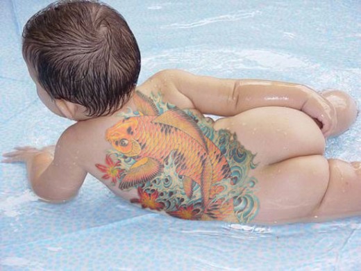 Потрясающий дизайн татуировок для младенцев